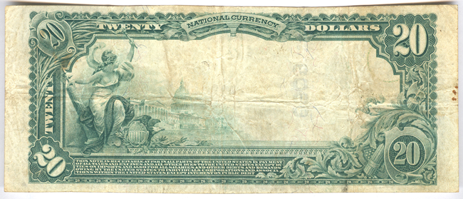 1902 $20 Blue Seal - Fairfield, IL Charter #6609 - VF