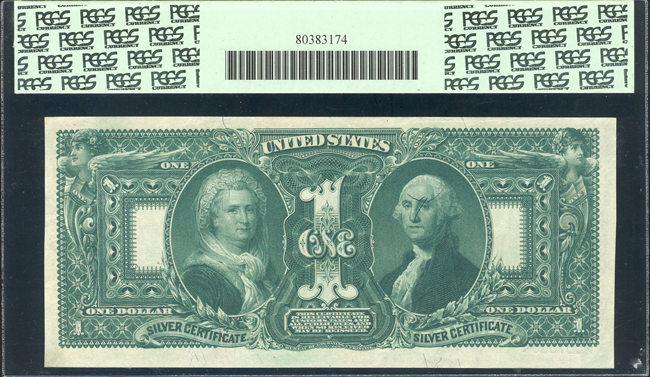 1896 $1 Educational Fr# 224 - PCGS ChCU-64 PPQ
