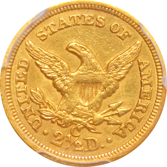 1854-C PCGS Genuine, AU details/cleaned