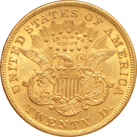 1854 Small Date XF, and an 1873 AU