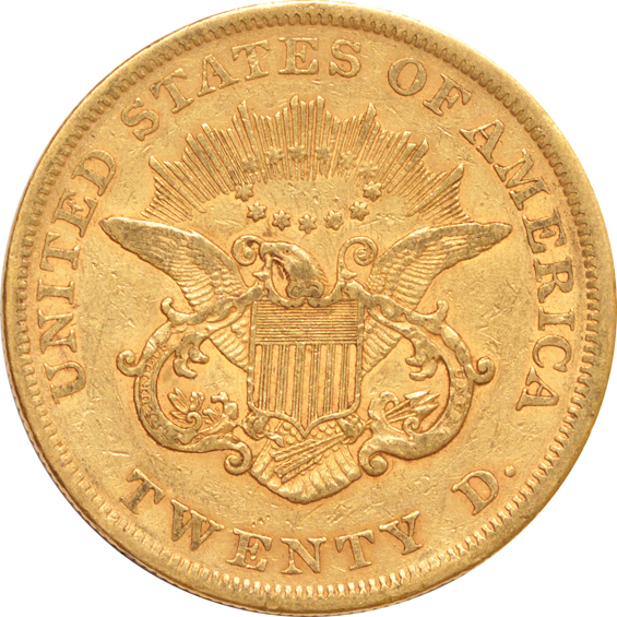 1854 Small Date XF, and an 1873 AU