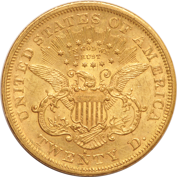 1872-S and an 1873, both AU