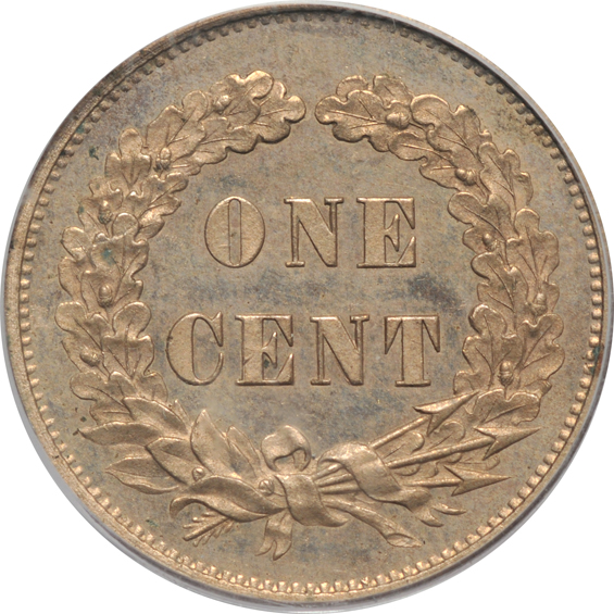 1858 J-192 Cent PCGS PR-64 (green label)