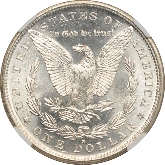 Two 1881-S, and an 1882-S, all NGC MS-65+ CAC