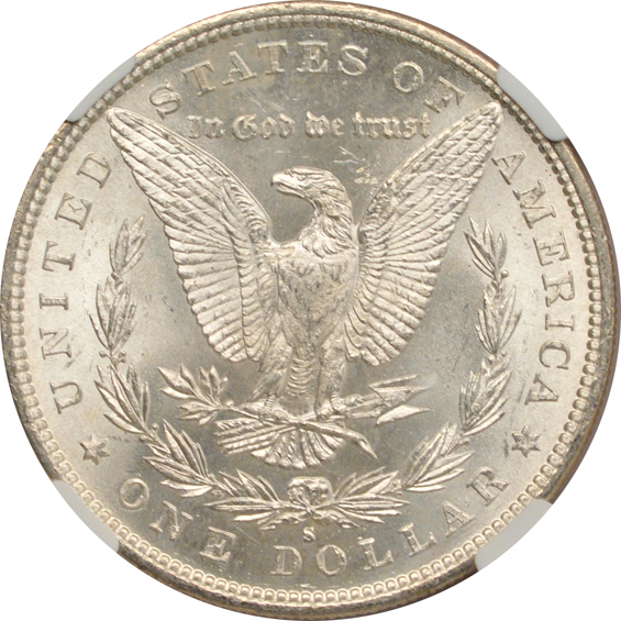 Two 1881-S, and an 1882-S, all NGC MS-65+ CAC