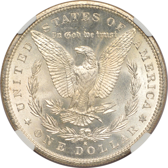 Two 1881-S, and an 1882-S, all NGC MS-65+ CAC