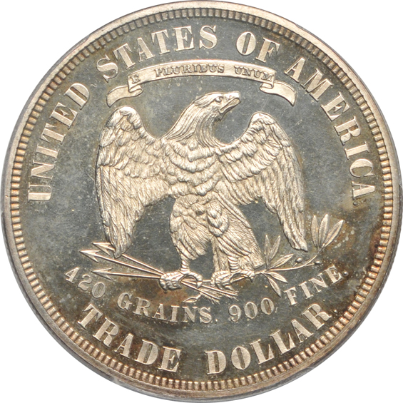 1879 Trade PCGS PR-63