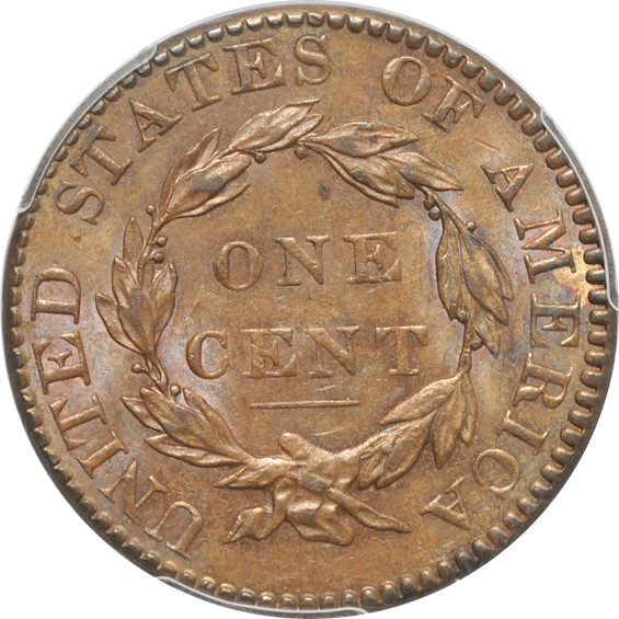 1822 PCGS MS-62BN