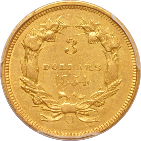 1854-O PCGS AU-50