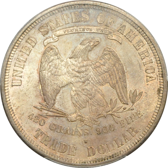 1876-S Trade PCGS MS-62