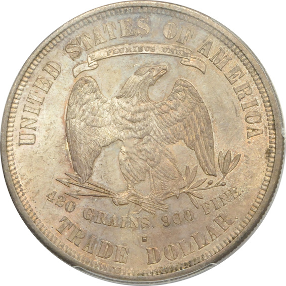 1876-S Trade PCGS MS-62