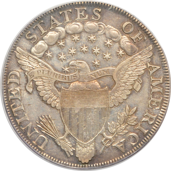 1801 B-2 PCGS AU-55 (Cardinal)
