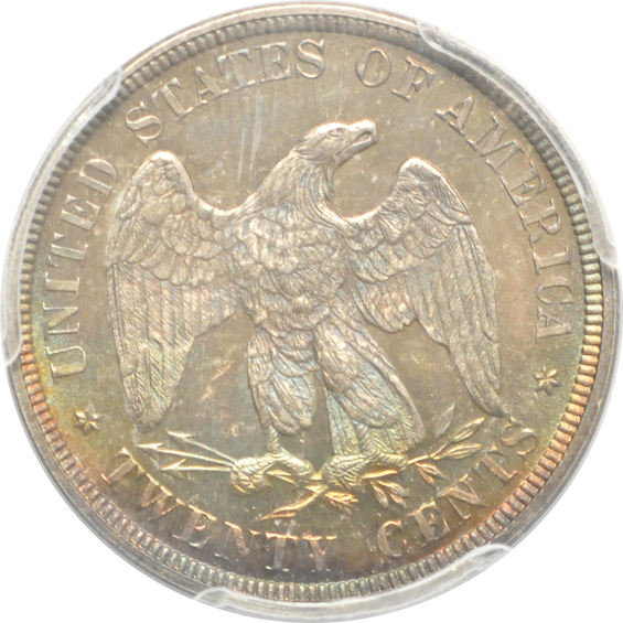 1876 PCGS PR-66 (shield)