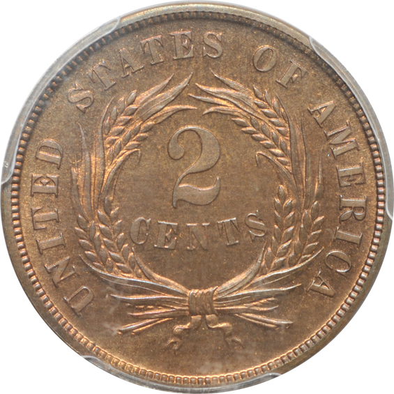1872 PCGS PR-65RB CAC