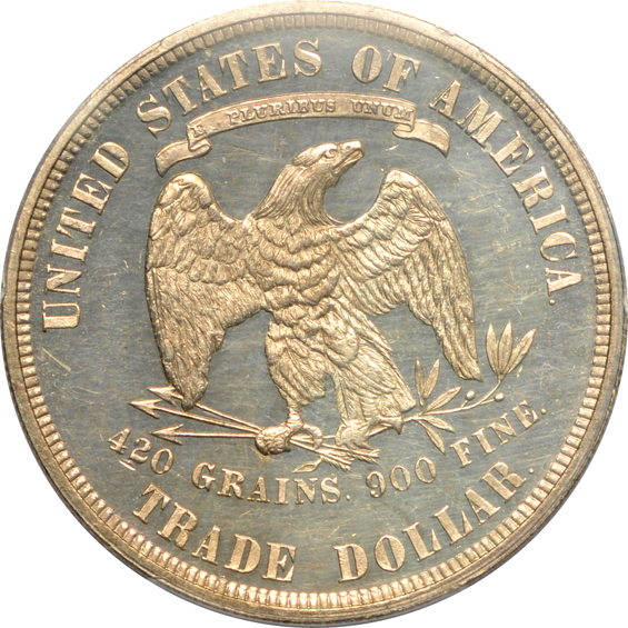 1876 Trade PCGS PR-63 CAM