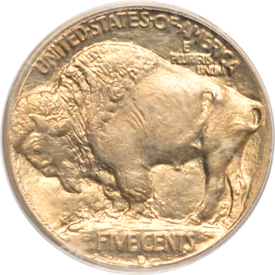 1913-D Type 1, plus two 1938-D, all PCGS MS-66