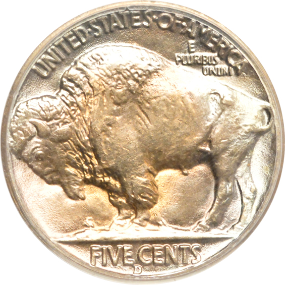 1913-D Type 1, plus two 1938-D, all PCGS MS-66