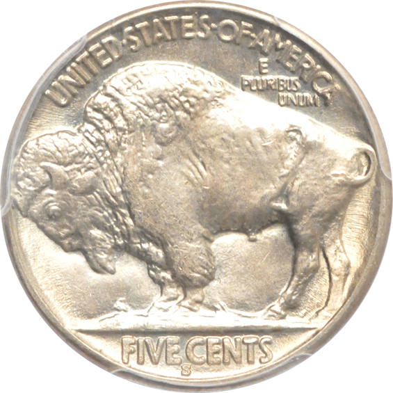1923-S MS-62, 1931-S MS-64, and a 1937-S MS-65, all PCGS