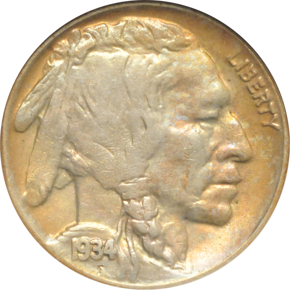 Collection of seventeen buffalo nickels