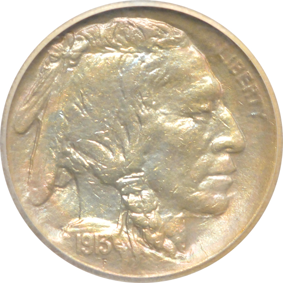 Collection of seventeen buffalo nickels