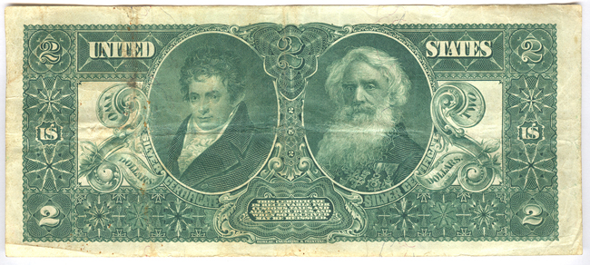 1896 $2 Educational - VF