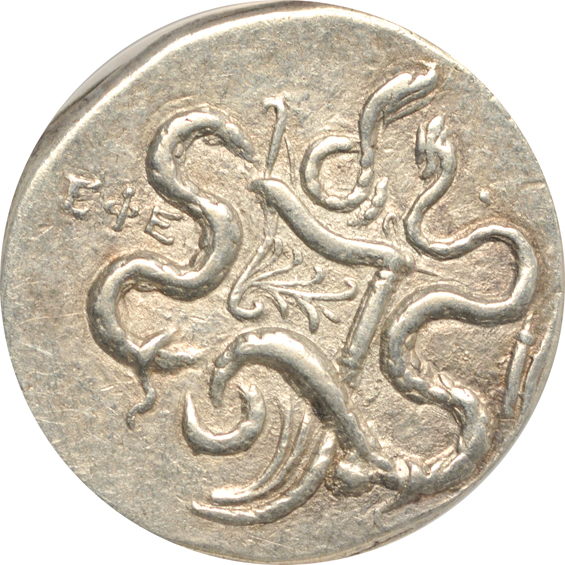 Ancient Greece - 180-67 Ionia, Ephesos AR Cistophoric Tetradrachm - ANACS XF-45