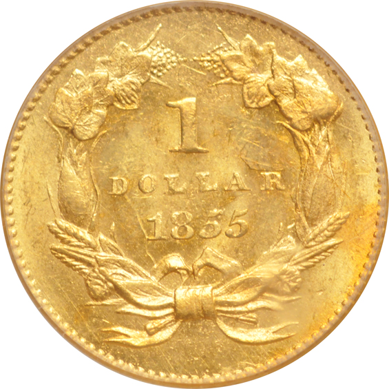 1855 PCGS MS-62