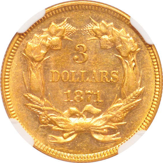 1871 NGC MS-61