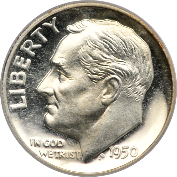 Eight Proof certified United States type coins