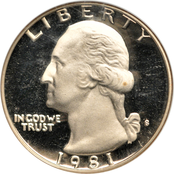 Eight Proof certified United States type coins