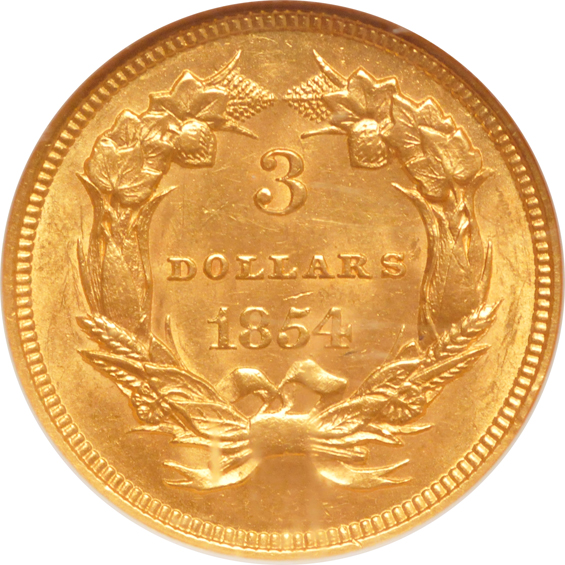 1854 NGC MS-62