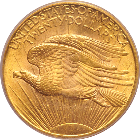 1907 No Motto Saint Gaudens PCGS MS-64