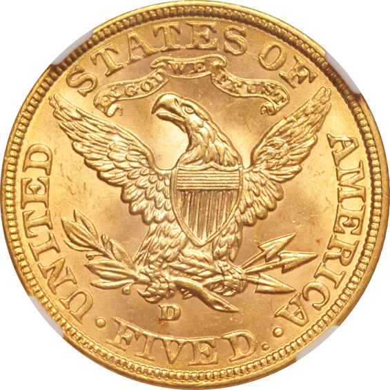 1900 MS-64, and a 1907-D MS-63 CAC, both NGC