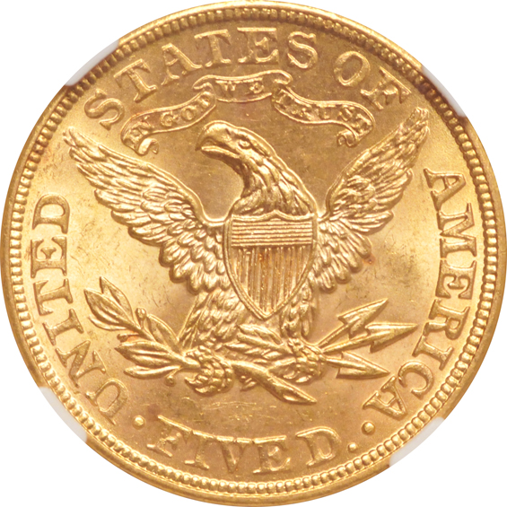 1900 MS-64, and a 1907-D MS-63 CAC, both NGC