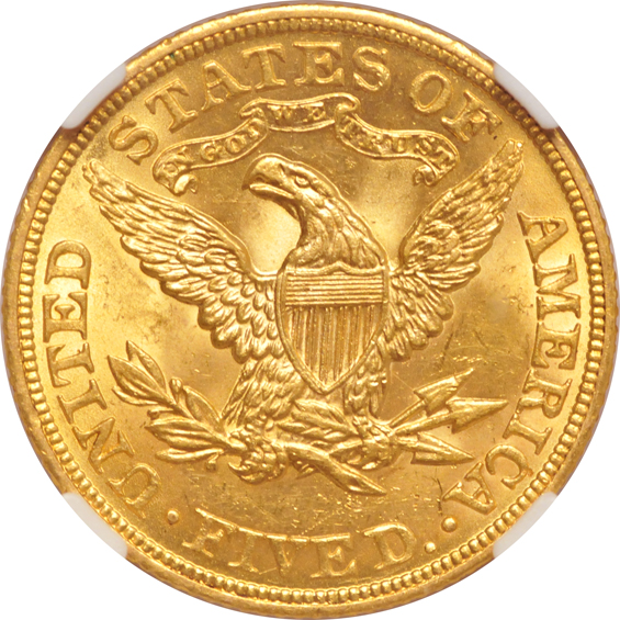 1882, 1900, and 1904, all NGC MS-62 CAC