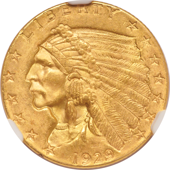 1925-D MS-63, and a 1929 MS-63+, both NGC CAC
