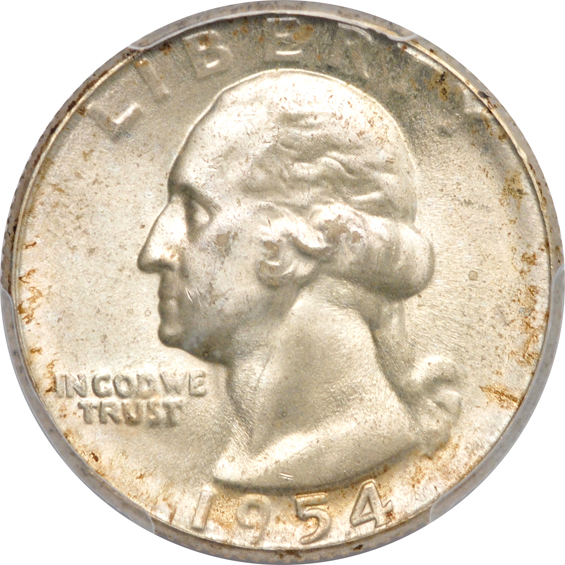 Twenty-eight Washington quarters certified MS-66 by PCGS
