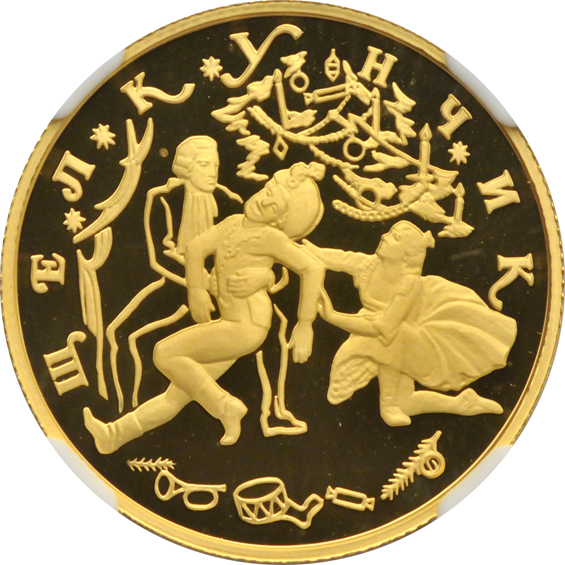Russia - 1996 The Nutcracker Ballet four coin gold proof set certified by NGC