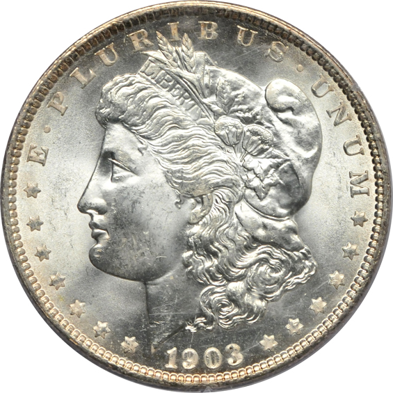 Two 1903-O, both PCGS MS-63 (rattler)