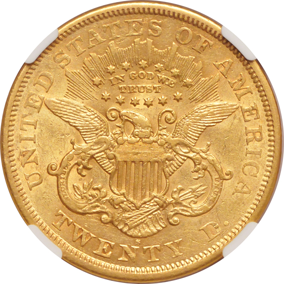 1868-S NGC AU-53