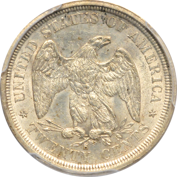 1875-S PCGS AU-58