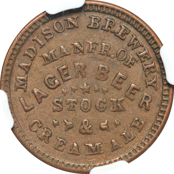 (1861-65) Madison Brewery F-410G-2a R.7 AU-55BN