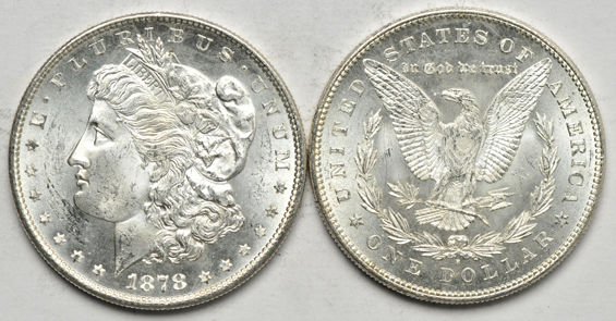 Roll of twenty 1878-S, BU