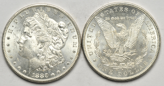 Roll of twenty 1880-S, BU