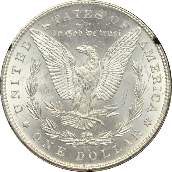1882-CC GSA MS-64+, and an 1883-CC GSA MS-64, both NGC CAC