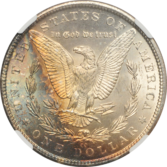 Nineteen CHOICE silver dollars certified by NGC.  