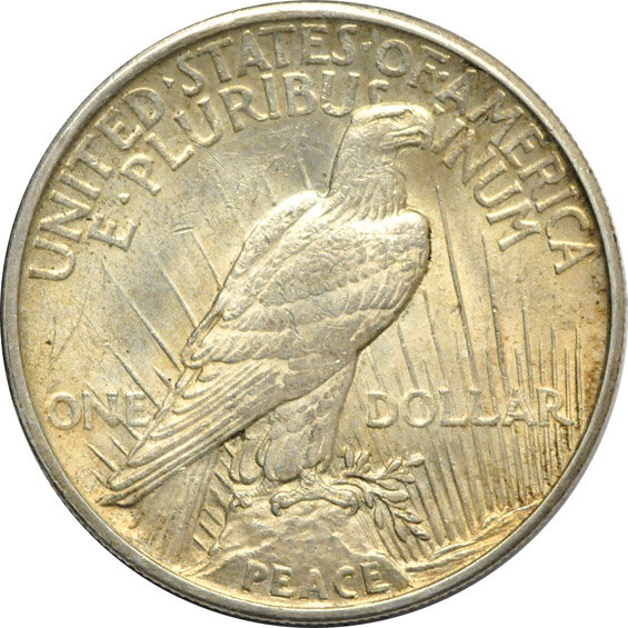 1847 Seated Liberty silver dollar VG details/damaged, 1877 Trade silver dollar XF details/cleaned, and a 1921 Peace dollar AU