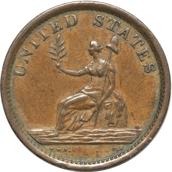 1783 Washington and Independence, Large Military Bust AU