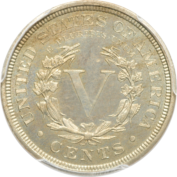 1883 Shield nickel PR-64, and a 1909 Liberty nickel PR-65, both PCGS CAC