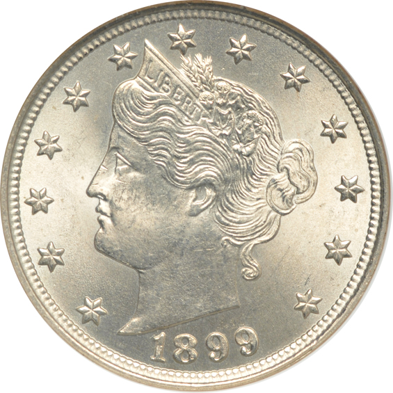 1903 NGC MS-65+ CAC, plus an 1899 NGC MS-64 and a 1904 PCGS MS-64+